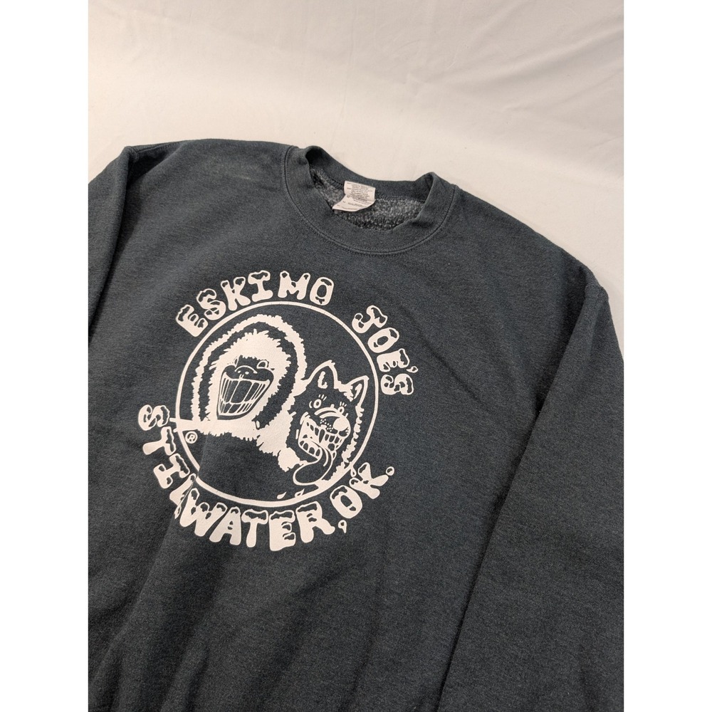 Vintage Eskimo Joes Sweatshirt Little Juke Joint Crewneck Mens Medium Gildan